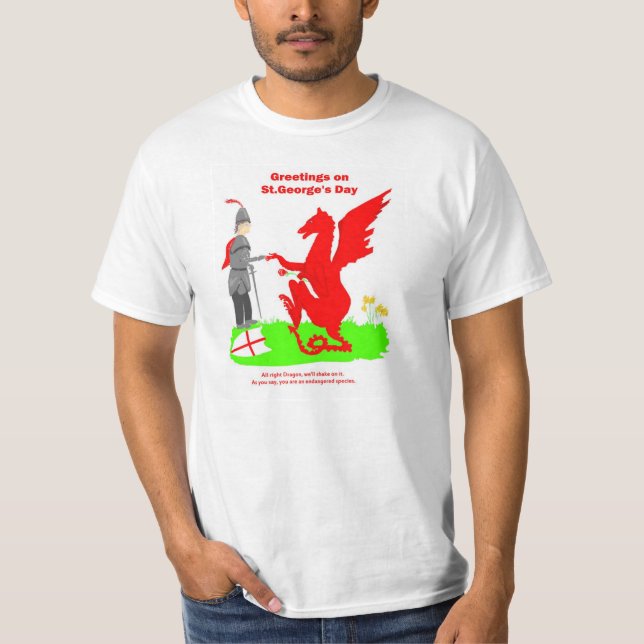 T-shirts du jour de St George (Devant)