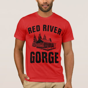 T-shirts du KENTUCKY de GORGE de la RIVIÈRE ROUGE