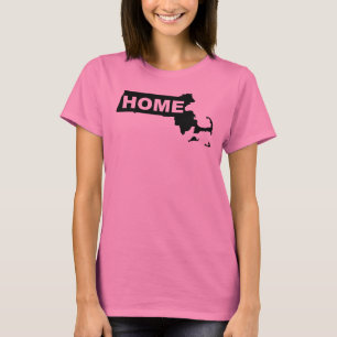 T-shirts du Massachusetts, loin de chez soi