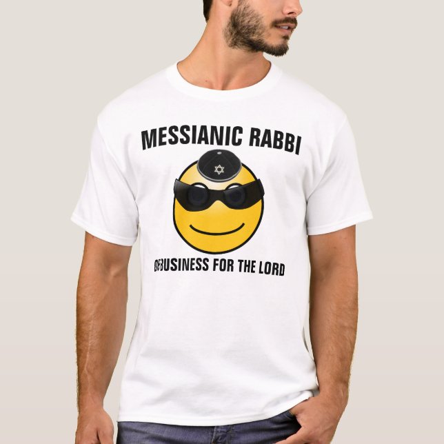 T-shirts du rabbin juif messianique (Devant)
