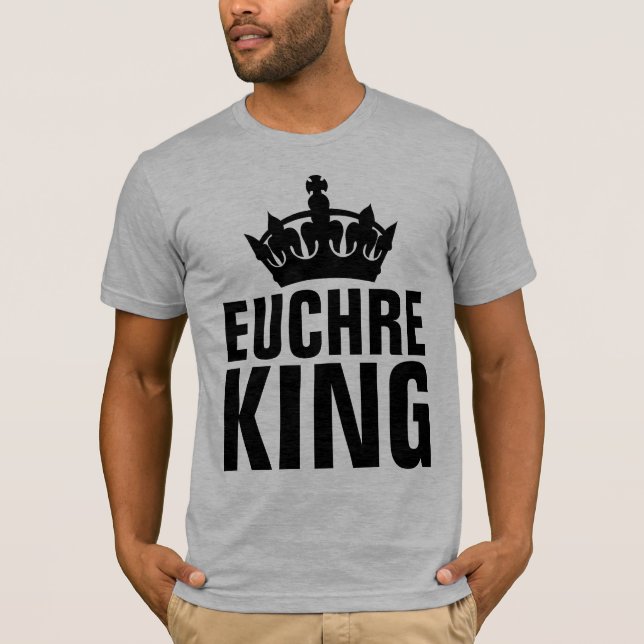 T-shirts du ROI hommes d'EUCHRE (Devant)
