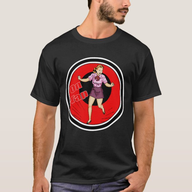 T-shirts d'usage de danse de robinet (Devant)