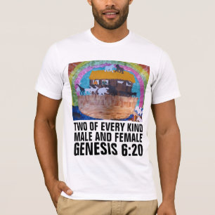 T-shirts EN ARBRE DE NOAH, DEUX DE CHAQUE TYPE