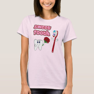 T-shirts en cartons doux pour dents pour femmes