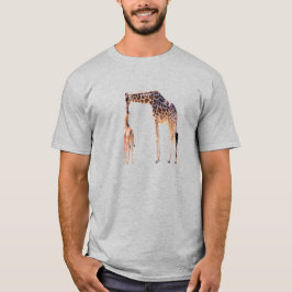T-shirts en girafe d'Afrique