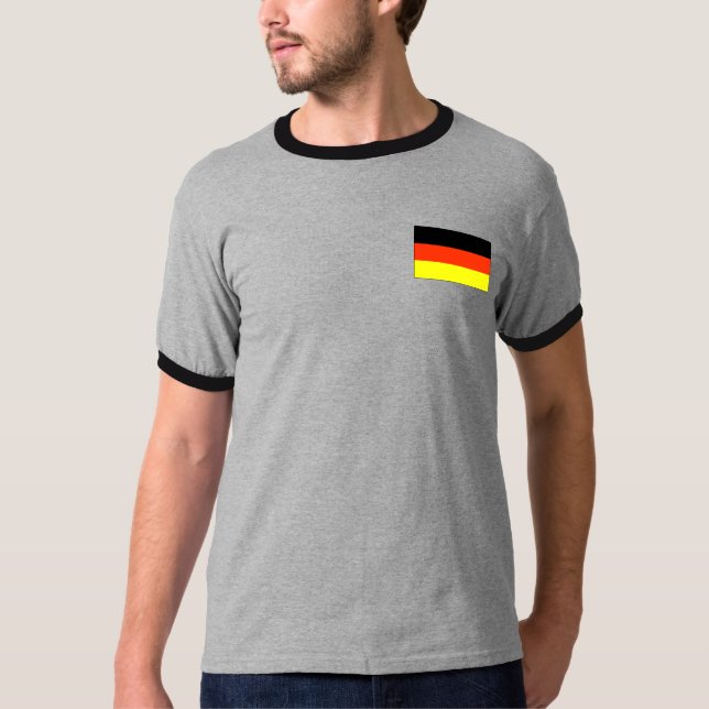 T-shirts et cadeaux allemands de drapeau (Devant)