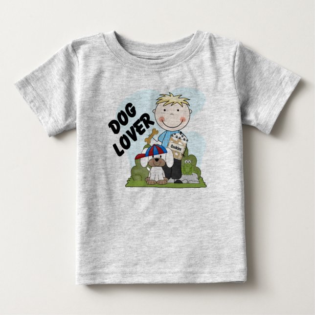 T-shirts et cadeaux Amoureux de les chiens Blond B (Devant)
