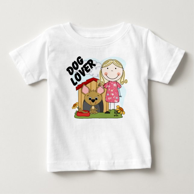 T-shirts et cadeaux Amoureux de les chiens Blond G (Devant)