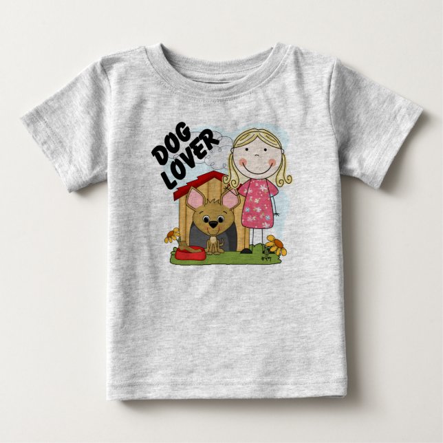 T-shirts et cadeaux Amoureux de les chiens Blond G (Devant)