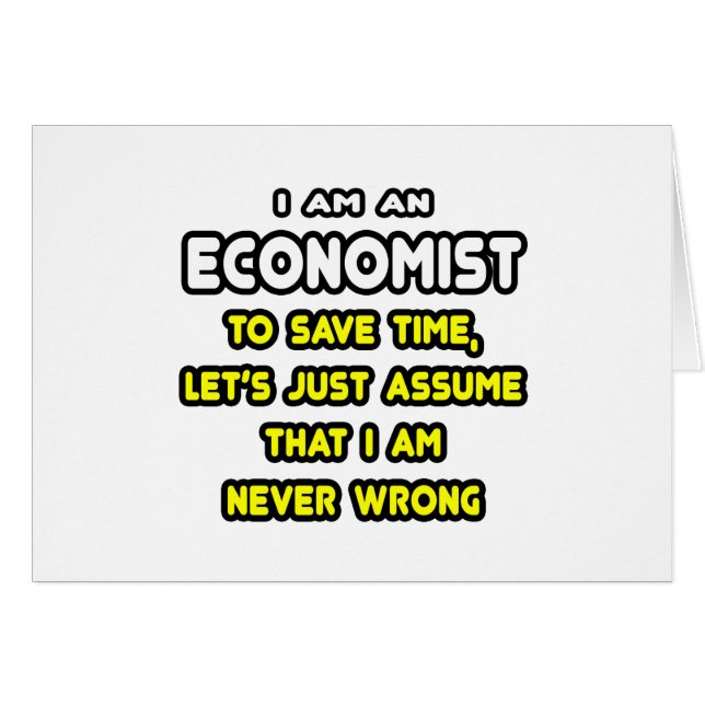 T-shirts et cadeaux amusants d'économistes (Devant horizontal)