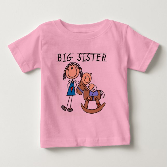 T-shirts et cadeaux Big Sister Rocking Horse (Devant)