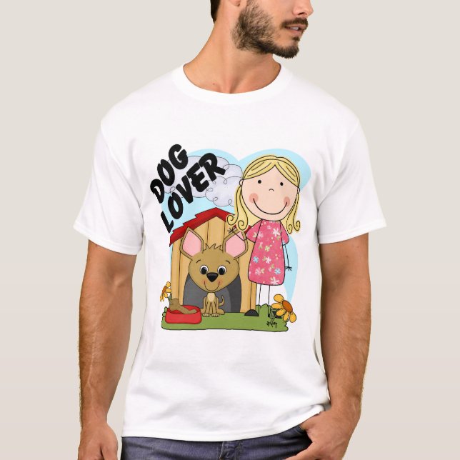 T-shirts et cadeaux blonds de fille d'amoureux des (Devant)