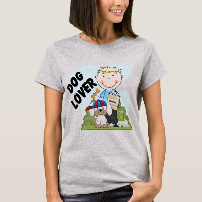 T-shirts et cadeaux blonds de garçon d'amoureux (Devant)