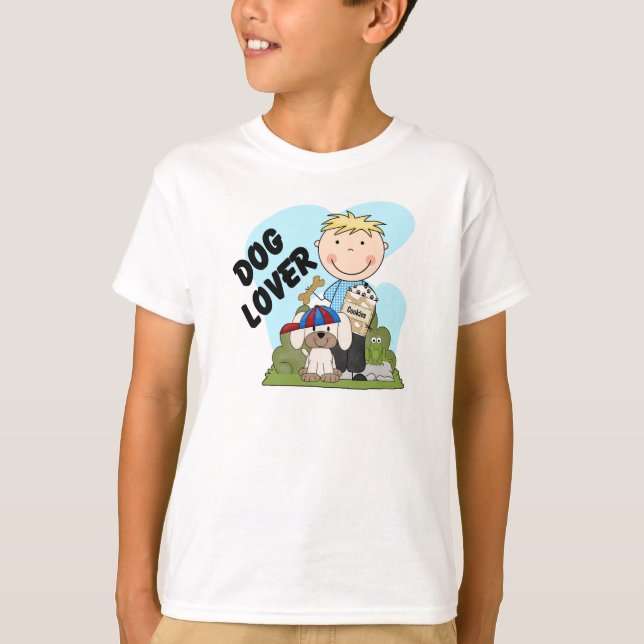 T-shirts et cadeaux blonds de garçon d'amoureux (Devant)