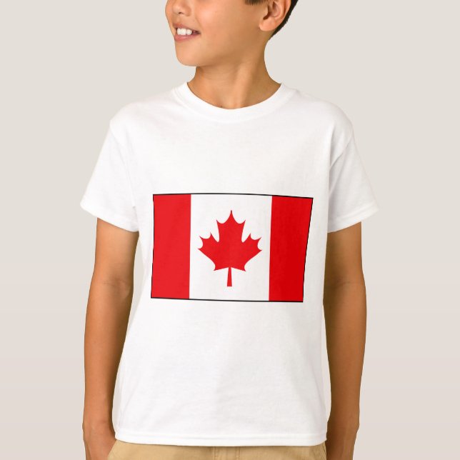 T-shirts et cadeaux canadiens de drapeau (Devant)