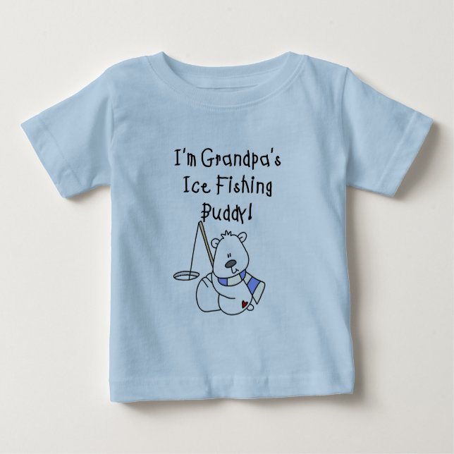 T-shirts et cadeaux d'ami de pêche de la glace du (Devant)