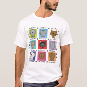 T-shirts et cadeaux d'amoureux des chats de Meow
