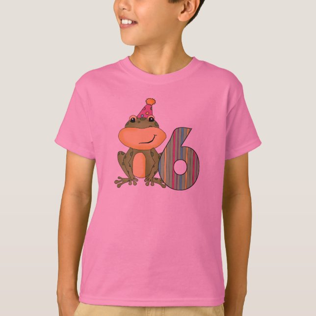 T-shirts et cadeaux d'anniversaire de grenouille (Devant)