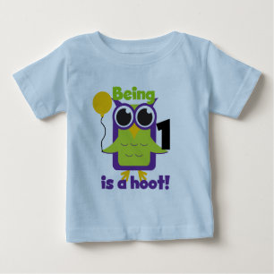 T-shirts et cadeaux d'anniversaire de Hoot Owl 1er