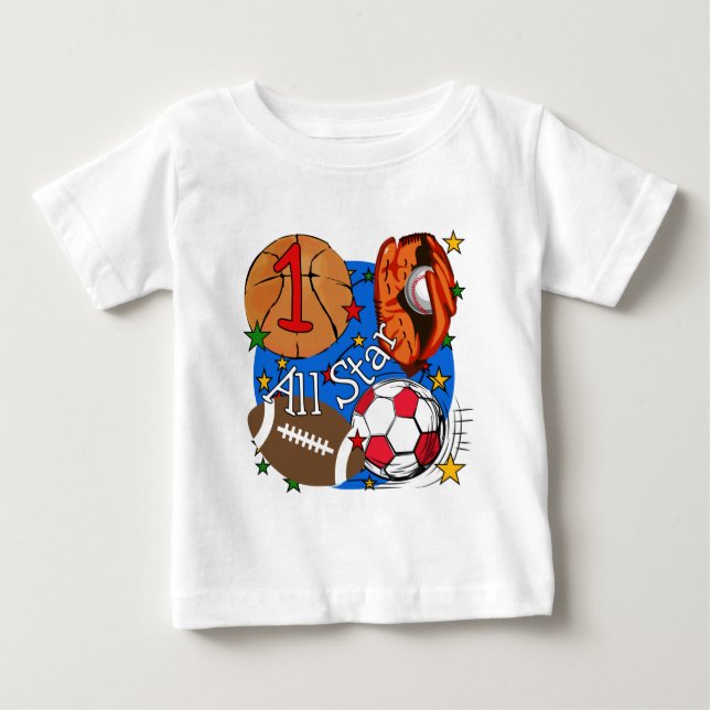 T-shirts et cadeaux d'anniversaire de sports d'All (Devant)