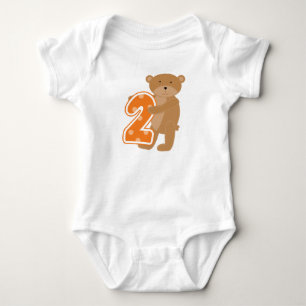 T-shirts et cadeaux de 2e anniversaire de l'ours