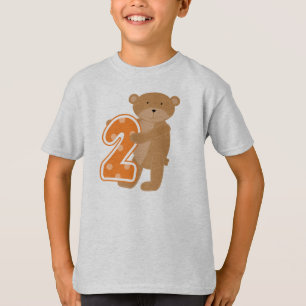 T-shirts et cadeaux de 2e anniversaire de l'ours