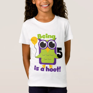 T-shirts et cadeaux de 5 ans de Hoot Owl