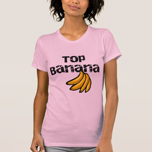 T-shirts et cadeaux de banane supérieure (Devant)