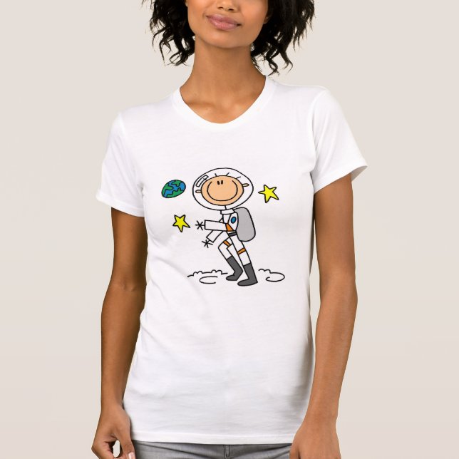 T-shirts et cadeaux de base d'astronaute (Devant)