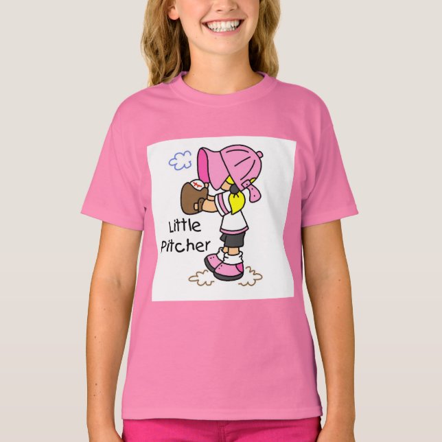 T-shirts et cadeaux de baseball pour filles de pet (Devant)