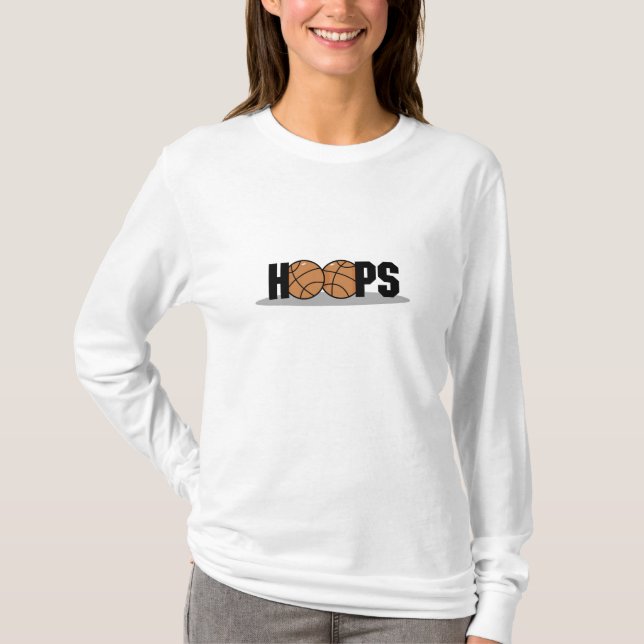 T-shirts et cadeaux de basket-ball de cercles (Devant)