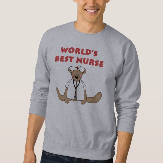 T-shirts et cadeaux de Bear World's Best Nurse (Devant)