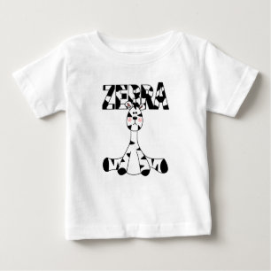 T-shirts et cadeaux de bébé de zèbre