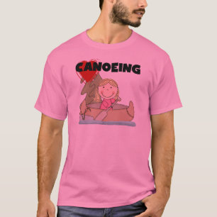 T-shirts et cadeaux de canoë-kayak de coeur