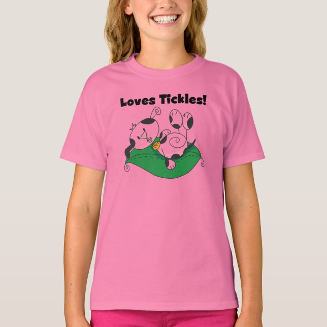 T-shirts et cadeaux de chatouillements d'amours (Devant)