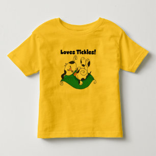 T-shirts et cadeaux de chatouillements d'amours
