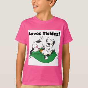 T-shirts et cadeaux de chatouillements d'amours