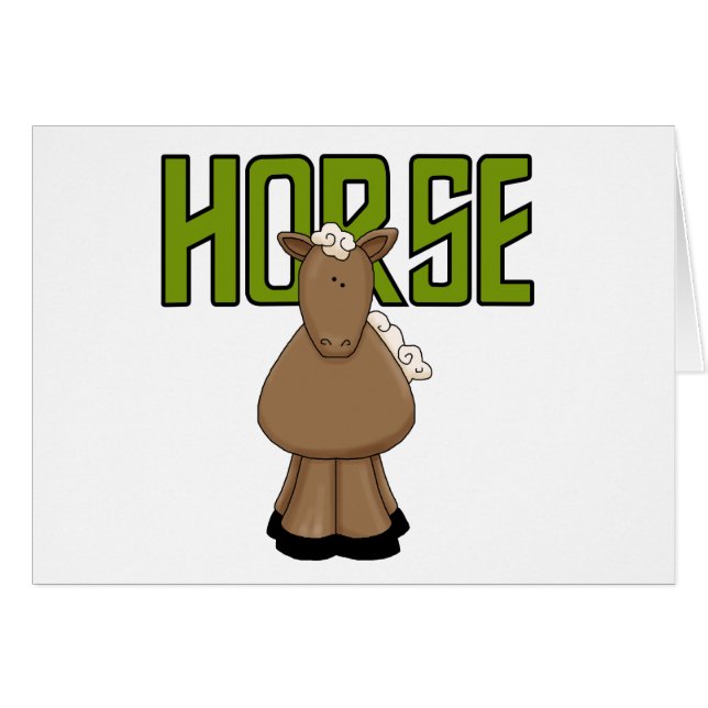 T-shirts et cadeaux de cheval (Devant horizontal)