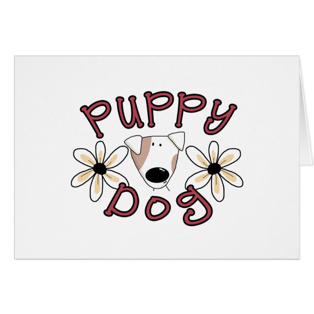 T-shirts et cadeaux de Chien Chien de Fleurs (Devant horizontal)