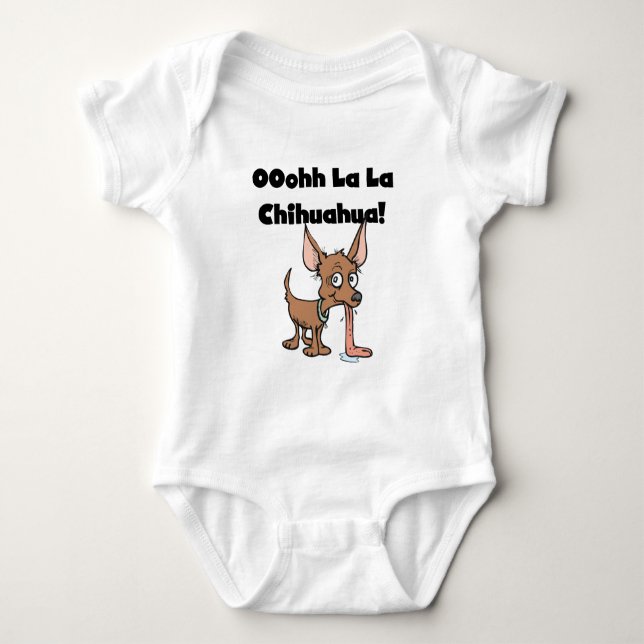 T-shirts et cadeaux de chiwawa de La de La d'Oohhh (Devant)