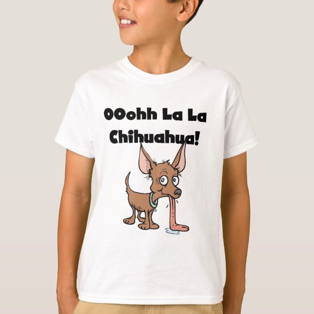 T-shirts et cadeaux de chiwawa de La de La d'Oohhh (Devant)