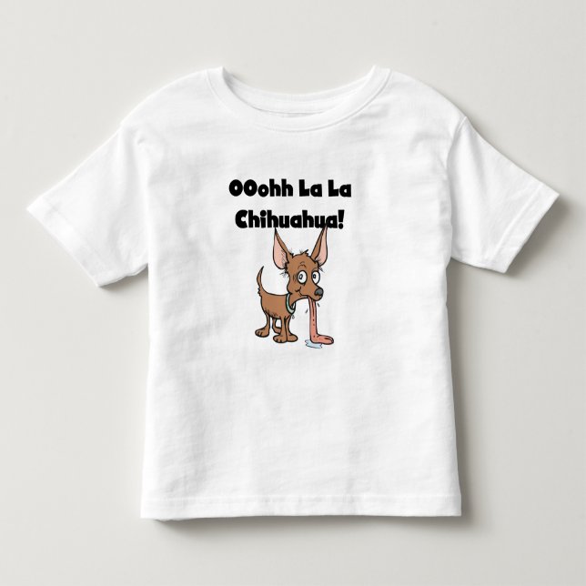 T-shirts et cadeaux de chiwawa de La de La d'Oohhh (Devant)