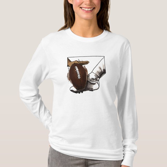 T-shirts et cadeaux de coup-de-pied du football (Devant)