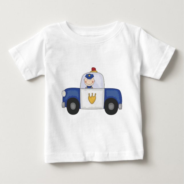T-shirts et cadeaux de croiseur de police (Devant)