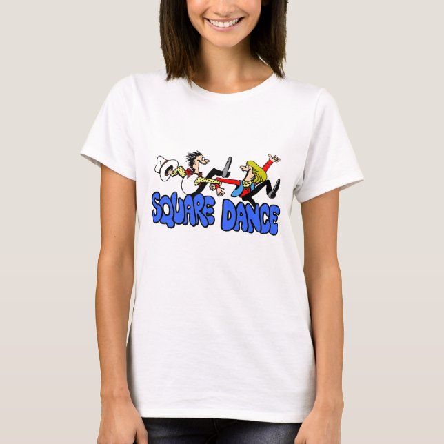 T-shirts et cadeaux de danse carré. (Devant)