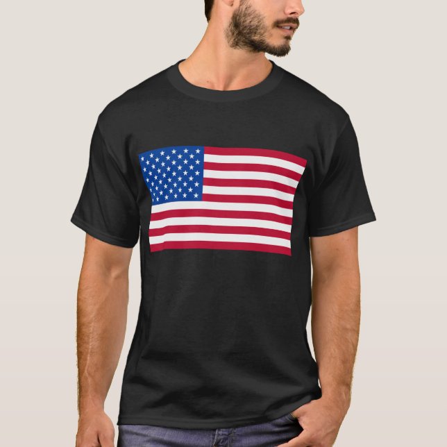 T-shirts et cadeaux de drapeau américain (Devant)