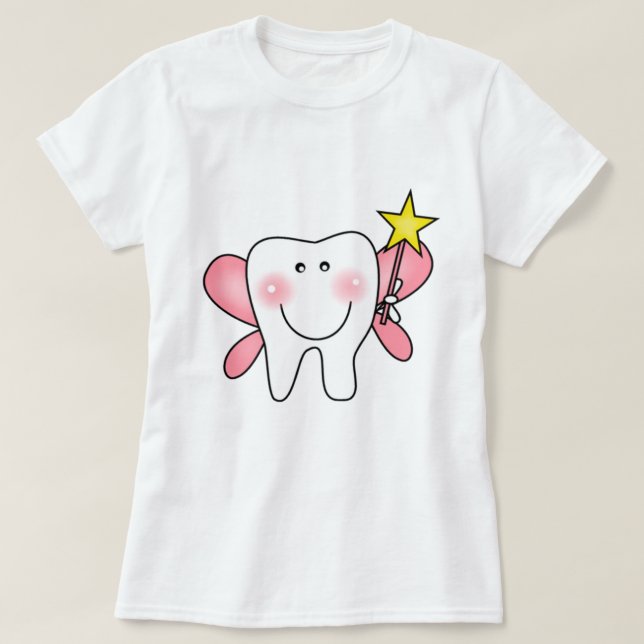 T-shirts et cadeaux de fée de dent (Design devant)