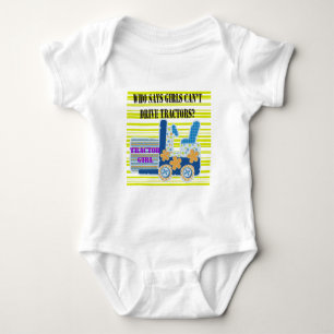 T-shirts et cadeaux de fille de tracteur