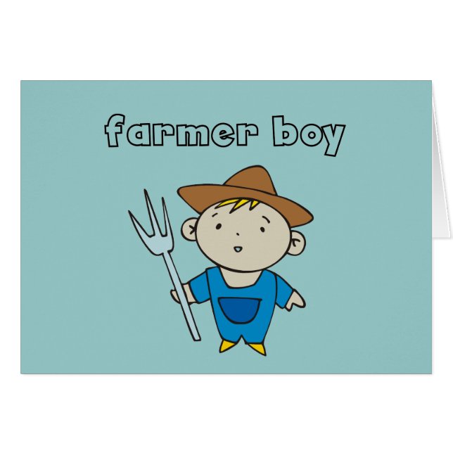T-shirts et cadeaux de garçon d'agriculteur (Devant horizontal)