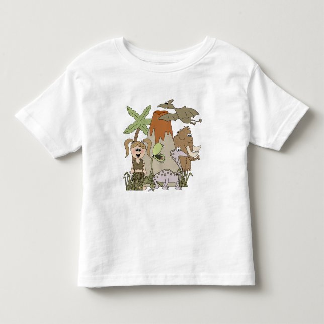 T-shirts et cadeaux de Girl Prehistory Life (Devant)